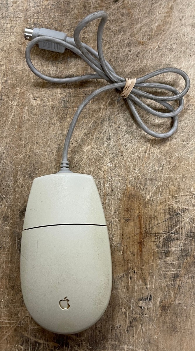 Vintage Apple Desktop Bus Mouse II Family No. M2706 TESTED and