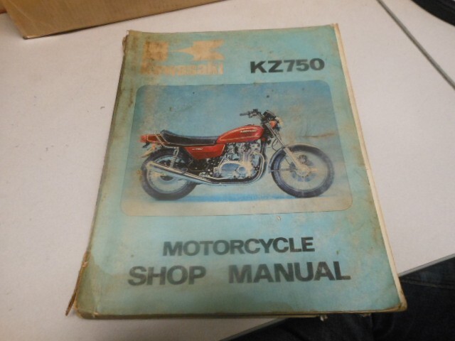 Kawasaki Factory Motorcycle Shop Manual KZ750 99997-744-01 | eBay