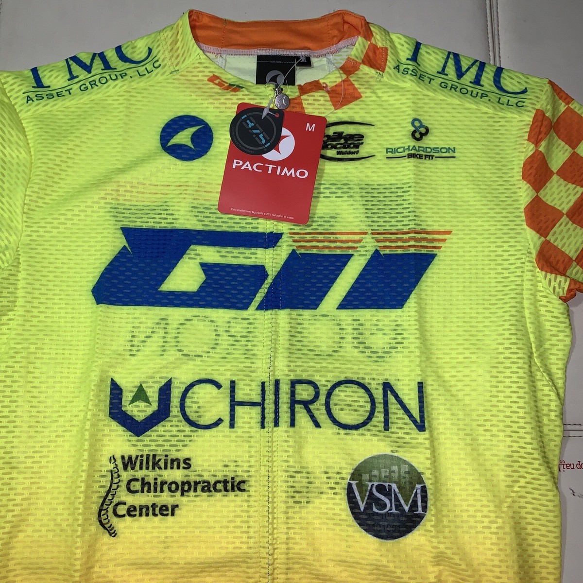 New Pactimo Men's Summit Aero Mesh Jersey Covered Zipper Size M