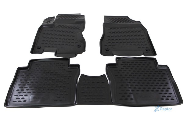 GummifußMatten Gummimatten 3D Passend FüR Renault Koleos 2008-2015 4 Tlg-image