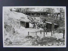 Buena Park California Ghost Town Goldmine Knotts Real Photo Postcard RPPC c1950 