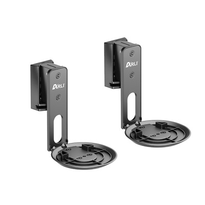 ARLI 2x Wandhalter für SONOS Lautsprecher Era 100 Wandhalterungen schwarz