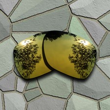 US Yellow Golden Polarized Anti-Scratch Lenses Replacement For-Oakley Deviation