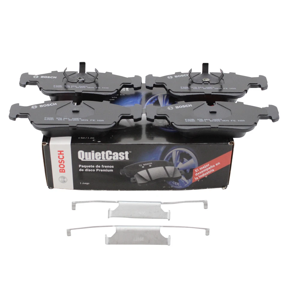 Juego de pastillas de freno delanteras Bosch QuietCast BP558 BMW 318i 318is 318ti 323is 325is Foto 4 de 4