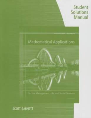Student Solutions Manual for Harshbarger/Reynolds' Mathematical Applicati - GOOD