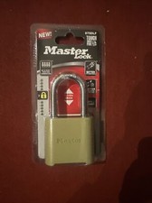 Master Lock Padlock Set & Reset Your Own 4 Digit Combination Lock 875DLF