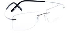 New SILHOUETTE Rimless TMA Eyeglasses 5539 IG 8180 56-17 23kt Gold Plated Frames
