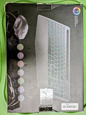 Wireless Keyboard and Mouse Combo Set - Colored Backlights - USB Receiver - NEW