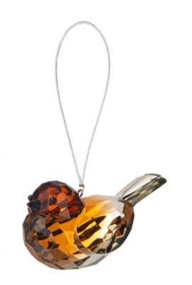 Ganz Crystal Expressions SPARROW Bird Ornament Acrylic 3 1/2'' x 1 1/2''
