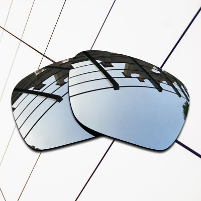 TRUE Polarized Replacement Lens for-Oakley Jupiter Squared OO9135 Silver Mirror