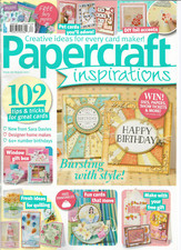 PAPERCRAFT INSPIRATIONS MAGAZINE AUGUST 2017, ONLY MAGAZINE NO GIFTS .