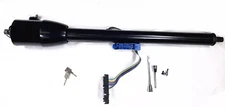 1964-1972 Chevelle 32" Black Floor Shift Tilt Steering Column with Ignition Key