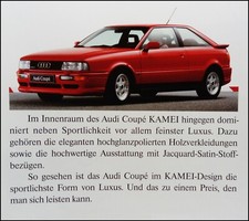 Audi coupe brochure 1.1991... Audi coupe in Kamei design