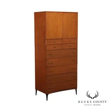 Carl Otto For Heywood Wakefield 'Contessa' Armoire Chest of Drawers