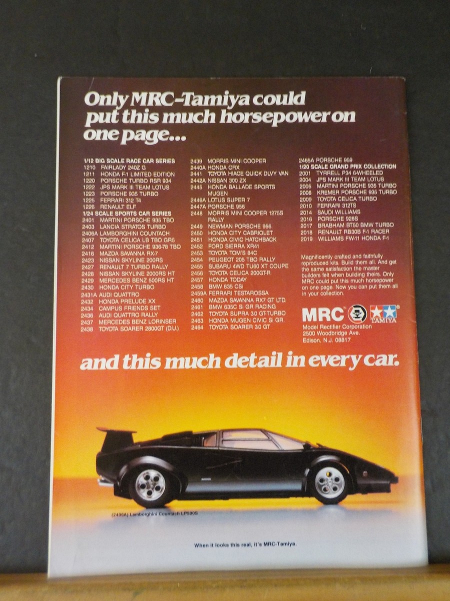 Scale Auto Enthusiast #50 1987 August 50 Tips To Help Build
