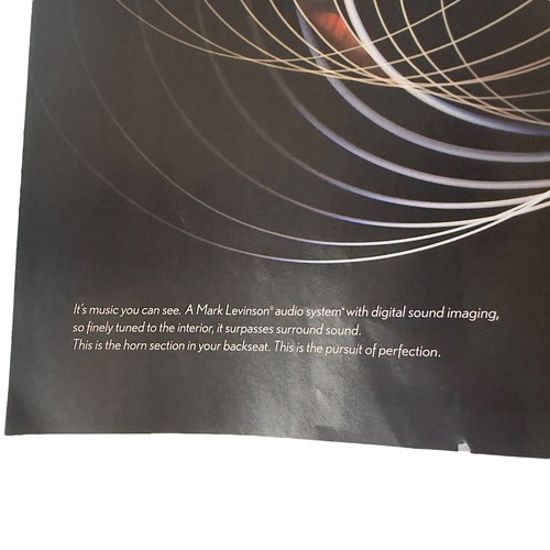 2007 Lexus ES 350 Print Ad – “What’s Obvious to Your Ears” – Mark Levinson Sound - Picture 6 of 14