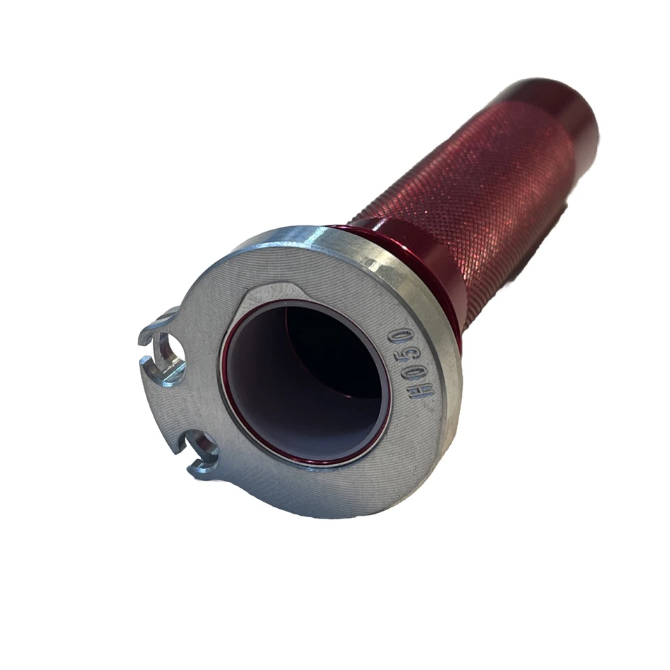 Tubo acelerador de aluminio G2 ergonómico "relación de existencias" para Kawasaki KLR 650 Foto 2 de 4