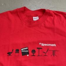 Vintage 1980s Office Pavilion Herman Miller Eames Chair T-Shirt Single Stitch XL