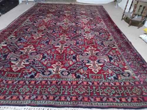 Rug Hand Knotted Antique Berber Geometric 5x8 Oriental Wool Decorative Area Rug