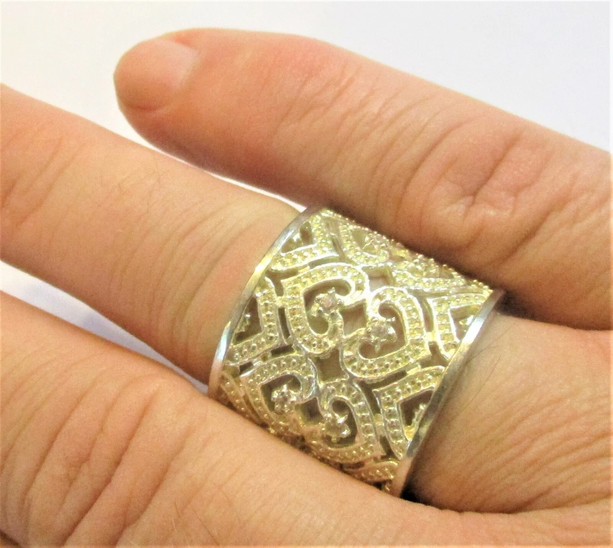 Sterling silver shop scarf rings