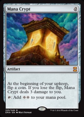 [1x] Mana Crypt - Foil Near Mint, English Eternal Masters MTG Magic