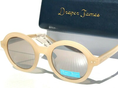 #ad NEW Draper James GEORGIA Cream Designer Frame w Mirror Women#x27;s Sunglass SU 0048 $48.88