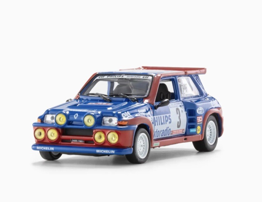 Renault 5 Maxi Turbo miniature 1/43 pour décoration bureau