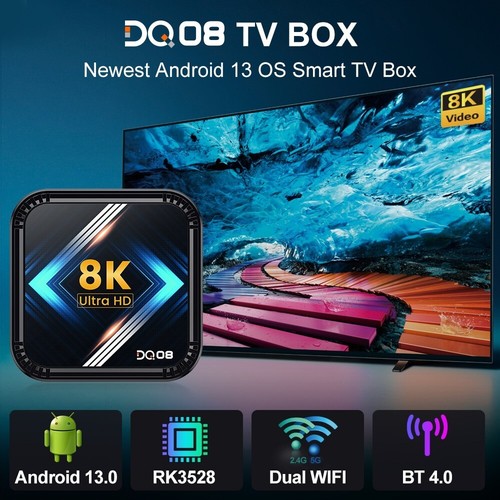 DQ08 RK3528 Smart TV Box Android 13 Quad Core Cortex A53 Unterstützung 8K Video 4K HDR