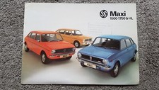 AUSTIN MAXI 12 PAGES SALES BROCHURE 1976-1978