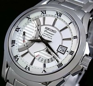 NOS SEIKO SRH007P1 Premier Kinetic Direct Drive 5D44 Mechanical Watch  SRH007 | eBay