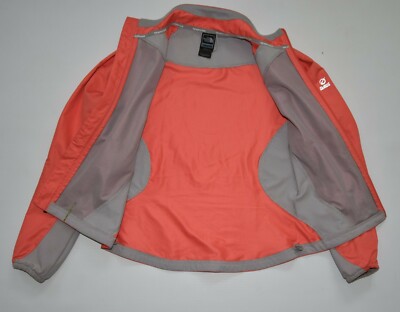 the north face jacket peach gray XS women 34 FLIGHT SERIES track