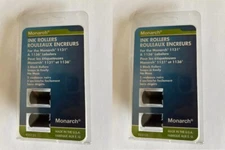 GENUINE MONARCH BLACK INK ROLLERS 4-PACK FOR MONARCH 1130, 1131 & 1136 LABELERS