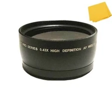 0.43X Ultra Wide Angle Macro Lens for Sony DSC-HX400 DSC-H400 DSC-HX300