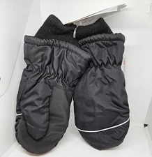 New Cat & Jack 3M Thinsulate 2T-5T Mittens Water Resistant Black