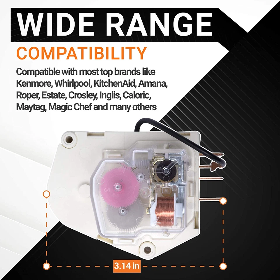 [Upgraded] Ultra Durable W10822278 Refrigerator Freezer Defrost Timer by  - Easy - Image 2 of 4