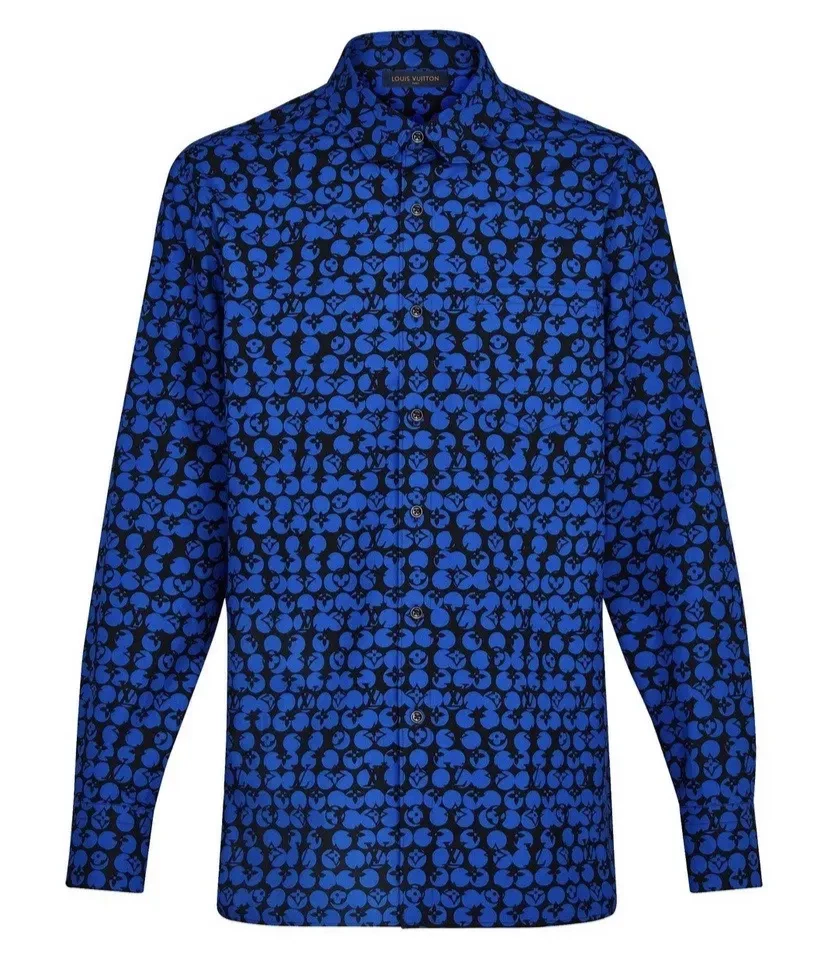 long sleeve spring dress Provence Bloom Long Sleeve Mini Dress Floral Blue