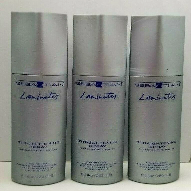 Paquete de 3 SEBASTIAN SPRAY ALISADOR esmalte transformador 8,5 oz cada uno Foto 4 de 4
