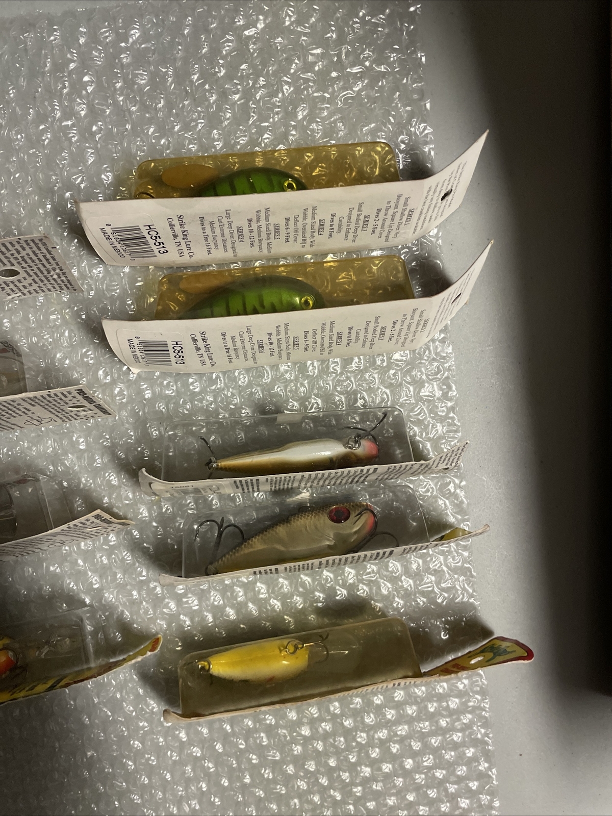 9 New Strike King Crankbaits Pro Model Series Lures Lot Series 3 5 Red Eye Shad - Image 17