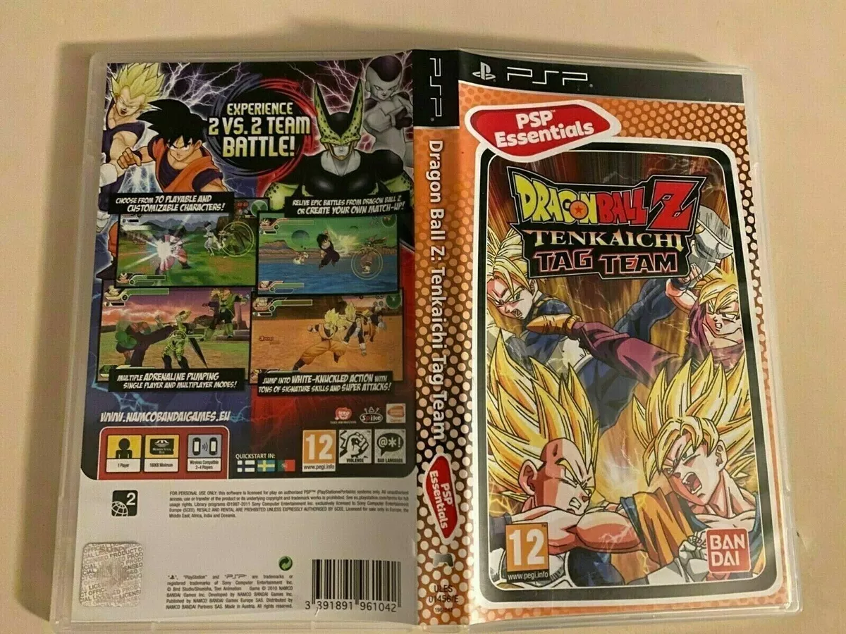 DRAGON BALL Z Tenkaichi Tag Team DragonBall REGION FREE Sony PSP English CIB