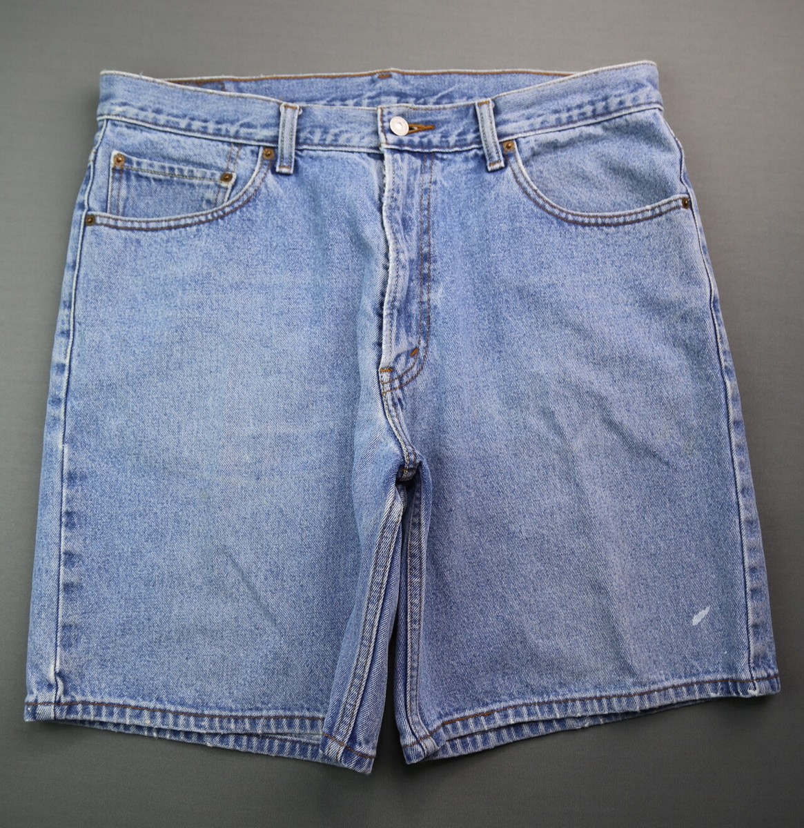 Vintage Mens 2005 Levi's 550 Relaxed Fit Jean Shorts Light
