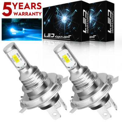 For Kia Spectra 2005-2009 2X 8000K LED Headlight High Low Beam Bulbs Combo Kits