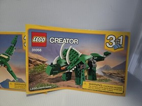 LEGO CREATOR 31058 Mighty Dinosaurs 3 in 1 - 174 pieces 100% complete