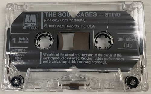 Sting The Soul Cages Music Cassette Tape 396 405-4 A&M 1991 - Picture 23 of 24
