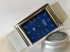 VINTAGE SEIKO SLIM QUARTZ BLUE DIAL JAPAN MEN'S WORKING DRESS WATCH