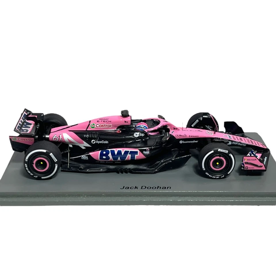 Modellino F1 Spark 1/43 BWT Alpine A524 Jack Doohan #61 Abu Dhabi GP 2024 - Immagine 4 di 4