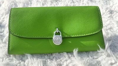 Continental Wallet Dark Green Michael Kors Wallet Michael Kors