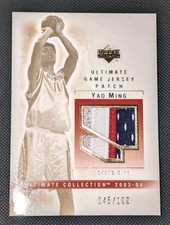Most Expensive 2003 Ultimate Collection Dual Jersey Patch
