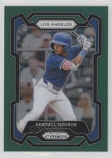 2024 Panini Prizm Green Prizm Kendall George #168 0hk3