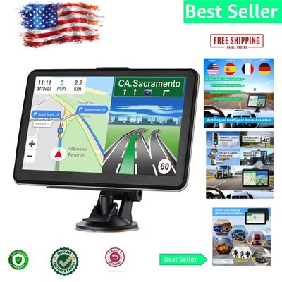 Commercial 7-Inch GPS Navigator for Trucks with Touchscreen & Worldwide Maps