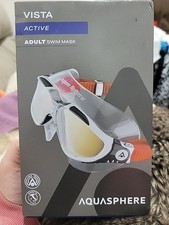 Schwimmbrille Aqua Sphere Vista weiß/silber Scheibe getönt MS5050915LD/ 22040